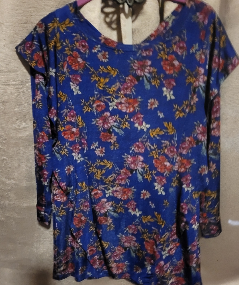 Free people ruffle blouse L